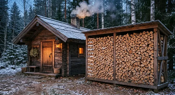 Укладка дров в Косине, улица Привокзальная, 30